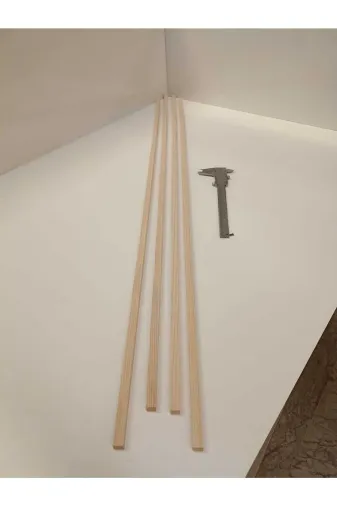 atölyebaneta 8mm*8mm*80cm Uçurtma Çıtası Atölye Baneta 8Milimetre X 8Milimetre 80Cm Boyunda 6 Adet