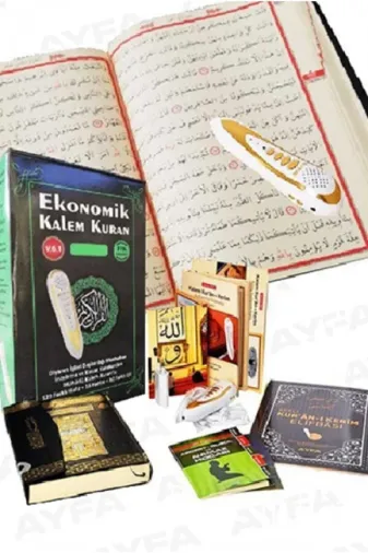 Ayfa Basın Yayın AYFA 152 Kuran Okuyan Kalem Hediyeli Rahle Boy (20*28) Kuranı Kerim V 7.1 Bluetooth