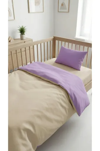 Baby Clime NVTK3-90130-1 3 Parça Bebek Nevresim Takımı - 90X130 Yorgan Kılıfı, Yastık Kılıfı Ve Çarşaf