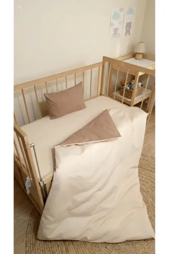 Baby Clime NVTK3-90130-1 90X130 Bebek Nevresimi 3 Parça – Yorgan Kılıfı, Yastık Kılıfı Ve Çarşaf