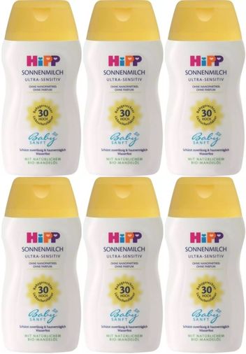 Babysanft Güneş Kremi -Yüz için Sonnen Gesıchtscreme 30 Faktör Ultra Sensıtıv 50ML (6 Lı Set)
