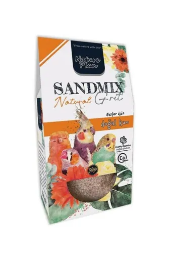 Balance Life 105B847122191291910 Sandmix Grit Natural Kuş Kumu 250 Gr