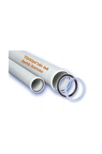 Balance Life GROUP-2588830 Mey İthalat® Ege Yıldız 110X1000 Pvc Boru 2,2 Mm