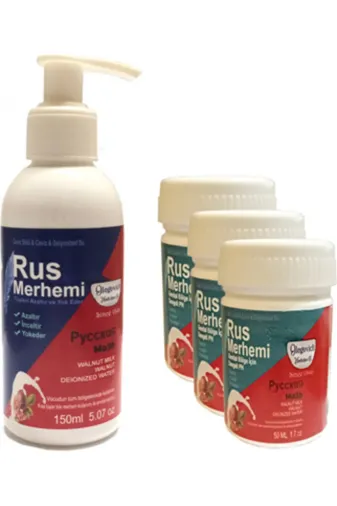 Balance Life GU-EYF-17536-BLN Hintohu Tüy Dökücü Azaltıcı Rus Merhemi 150 Ml 1 Adet + Genital Bölge Merhemi 50 Ml 3 Adet