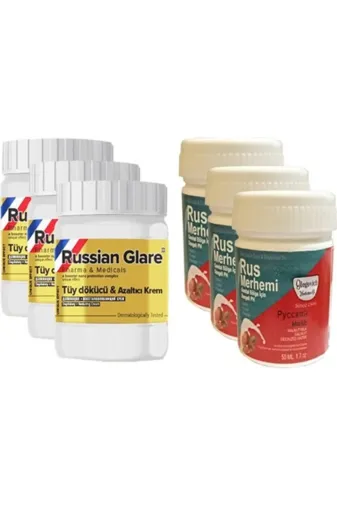 Balance Life GU-EYF-17621-BLN Rus Merhemi Hintohu Rus Merhemi Tüy Dökücü 50 Ml 3 Adet + Genital Bölge Rus Merhemi 50 Ml 3 Adet - 0