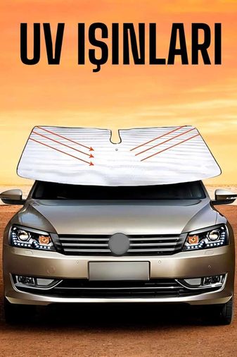 Balancelife TRİTHLTUCZOTOGÜNEŞLİK1-BLNCCC Oto Güneşlik Tüm Araç Tiplerine Uygun Isı Önleyici 91965656