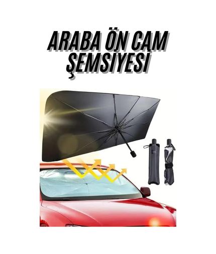 Balancelife TRİTHLTUCZOTOŞEMSİYE1-BLNCCC Ön Cam Güneşlik Şemsiye Tüm Araçlar İçin Araba Katlanabilir Güneşlik 03923484
