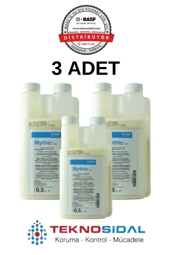 BASF mythicx3 Mythic Sc 500 Ml 3 Adet | 500Ml X 3 | Distribütör Garantili | Orijinal Ürün