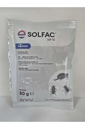 Bayer 231344 -Envu Solfac Wp 10 Toz Haşere Öldürücü | 50 Gram