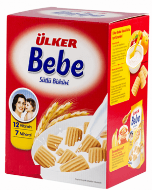 Bebe Bisküvisi 800Gr 12 Vitaminli Kutu 8 Li Set
