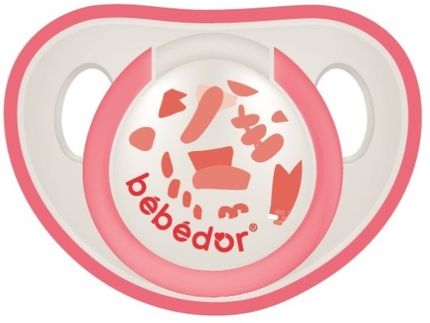 Bebedor Emzik Kiraz Uçlu Silikon (0-6 Ay) (Kod:101) - Kırmızı
