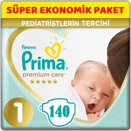 Bebek Bezi Beden:1 (2-5Kg) Yeni Doğan 140 Adet Süper Ekonomik Pk