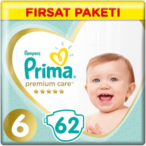 Bebek Bezi Beden:6 Extra Large 62 Adet