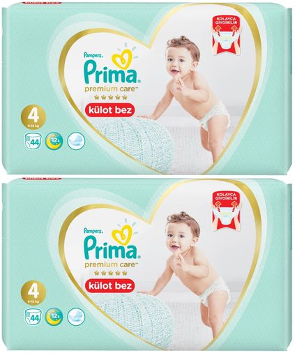 Bebek Bezi Külot Beden:4 (9-15Kg) 88 Adet Süper Ekonomik Pk