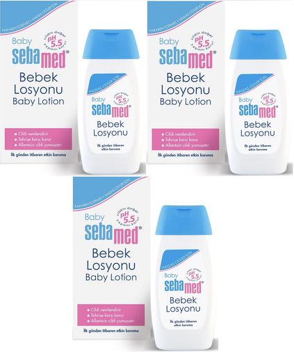 Bebek Losyonu 200ML 3 Li Set