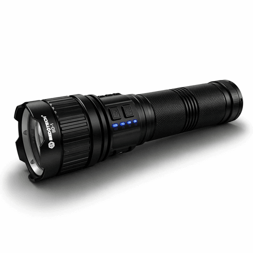 Bedotech Bd-1 30w Tg Led Alüminyum Alaşımlı Zoomlu Type-c Analog Pil Göstergeli Şarjlı El Feneri