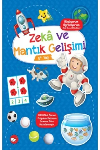 Beyaz Balina Yayınları TYC00273880018 Büyüyorum Öğreniyorum Okul Öncesi Etkinlikleri - Zeka Ve Mantık Gelişimi (+5 Yaş)
