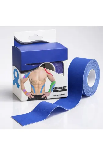 Beyaz Medikal a3506f9c-6a17-40ff-bd3d-e05df65b95bb Kinezyo Bandı Spor Bandı Diz Omuz Bel İçin Esnek Kinesio Teyp Fizyoterapi Bandı 5Cm X 5M