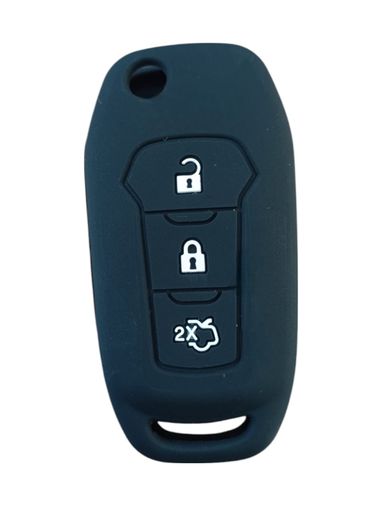 Bezos 123917195 Ford Focus 5 Anahtar Uyumlu Silikon Oto Anahtar Kumanda Kabı Kılıf Siyah