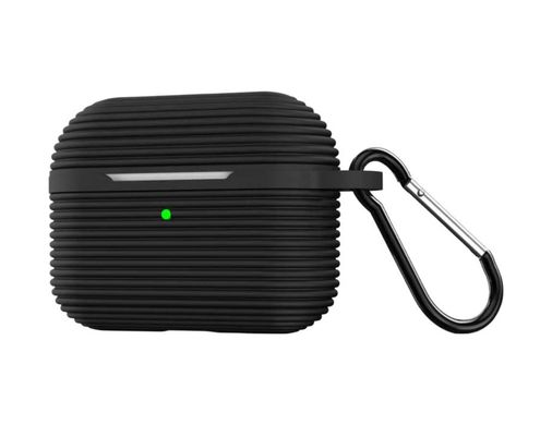 Bezos 128385264 Airpods Pro 3 3.nesil Raven Silikon Kılıf - Siyah