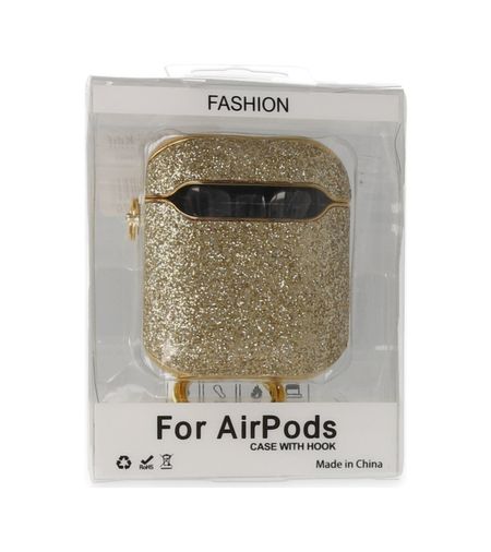 Bezos 128614673 Airpods 2 2.nesil Spell Simli Kılıf - Gold