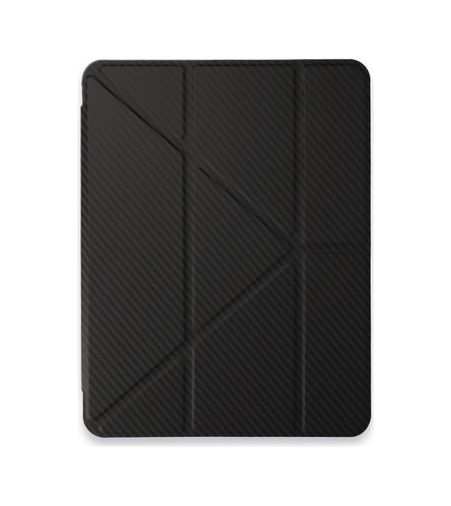 Bezos 8683140819989-BLNC İpad Pro 11 2024 Kılıf Color Karbon Tablet Kılıfı - Siyah Diğer Diğer
