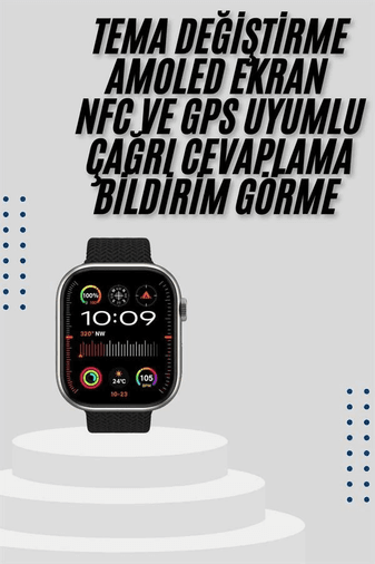 BFS Akıllı Saat Uyku ve Sağlık Takibi GPS Uyumlu Tema Değiştirme