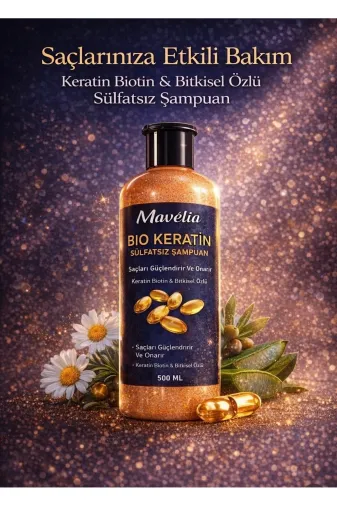 Bio Keratin Sülfatsız Dökülme Karşıtı Şampuan 500 Ml