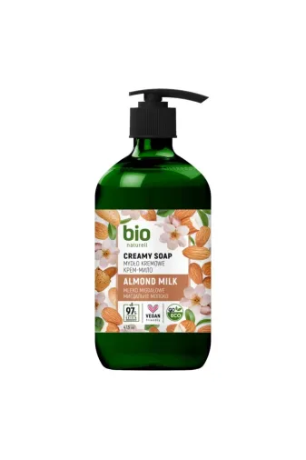 bio natural aroma 78457 % 97 Organik Ve Vegan Sıvı El Sabunu Almond & Milk 946 Ml.