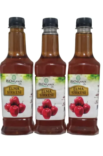 Biorganix Life cbes3x480 Elma Sirkesi 3 Adet X 480 Ml