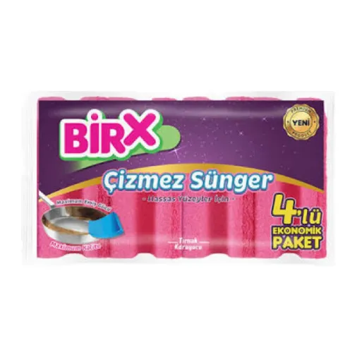 BİRX ÇİZME SÜNGER 4 LÜ