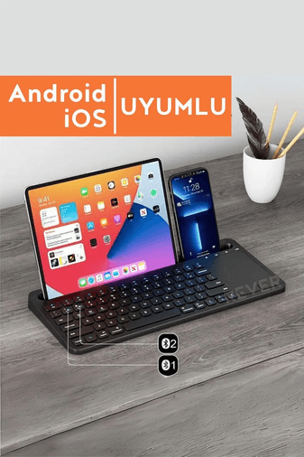 BK281v Blic Bk281 Kablosuz Type-C Bluetooth Klavye