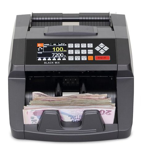 Black Mix UV-MG-IR-2 Blackmix Geçersi Para Ayırma Para Sayma Makinesi Karışık Sayma Toplam Tutar Kağıt Para Sayma Makinası