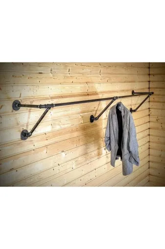Blbndesign RafNo589 Dekoratif Borudan Askılık 150 Cm