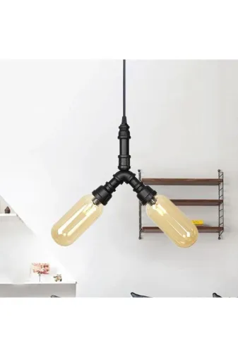 Blbndesign ÜrünNo878 Dekoratif Borudan Aydınlatma Lambader