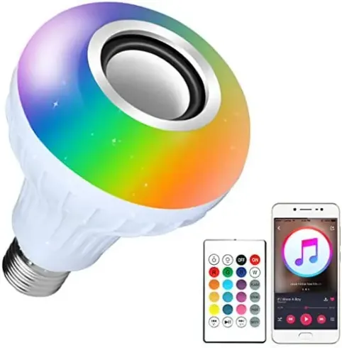 Bluetooth Hoparlör Akıllı Led Ampul Lamba (4745)
