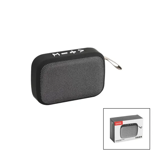 BLUETOOTH WİRELESS  MİNİ  HOPARLÖR SPEAKER  USB ŞARJLI   3W  300mAH PİL - MİKROFON - KART GİRİŞİ AS-02 (4745)
