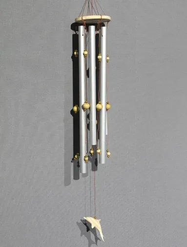 Boncuklu Metal Rüzgar Çanı 3dıarta-29