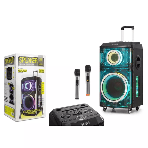 bveGnmt0BN Subzero Wr180 12"+1 Tweeter / Equalizer Profosyonel Işıklı Derin Bass Multimate Spekaer