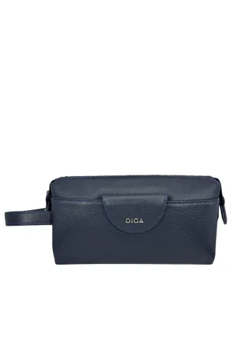 Cantayurdu 3006DG01 Diga Hakiki Deri 3006 Dopp Kit El Çantası Lacivert