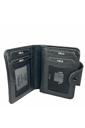 Cantayurdu Dga110S Diga 110 Hakiki Deri Kartlık Cüzdan Siyah