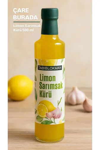 Çare Burada limonsarımsakkürü Tabiblokman - Limon & Sarımsak Kürü 500 Ml