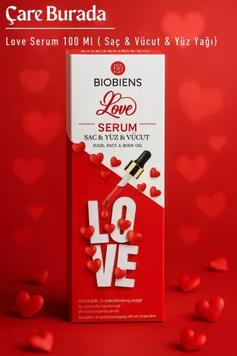 Çare Burada loveserum Biobiens - Love Serum 100 Ml (Saç & Yüz & Vücut Yağı)