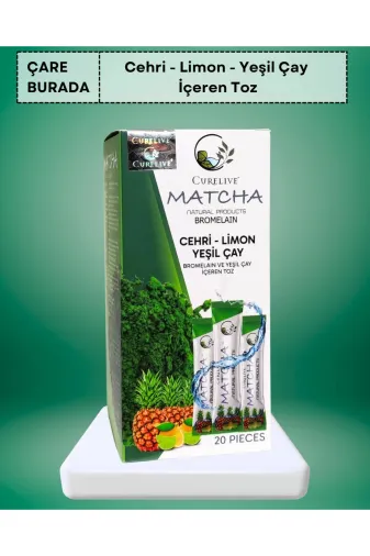 Çare Burada matchaçare2 Matcha (Cehri, Limon, Yeşilçay)