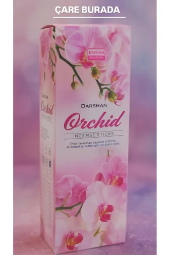 Çare Burada Orchidtütsü Darshan Incense - Orchid 20'li Çubuk Tütsü (Orkide)