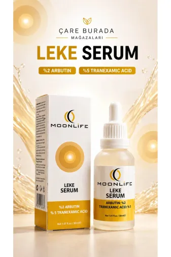 Çare Burada P5862S265 Moonlife - Leke Serumu 30 Ml (%2 Arbutin & %5 Tranexamic Acid)