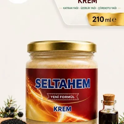 ÇareBurada Seltahem Krem 210 ml | Katran, Üzerlik, Çörekotu Yağlı Krem