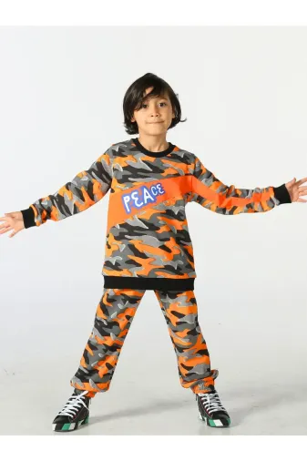 Casabony CS-24S-032 Peace Kamuflaj Eşofman Takım