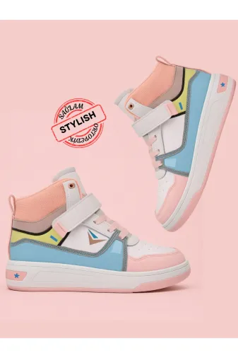 Casabony CS-25S-059 Multicolor Kız Çocuk Sneaker Spor Ayakkabı