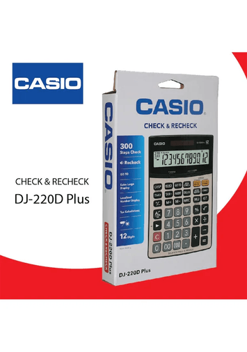 Casio Dj-220D Plus 12 Haneli Hesap Makinesi